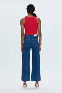 Penny High Rise Wide Jean - Country Club