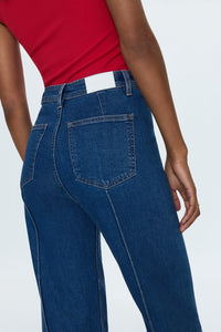 Penny High Rise Wide Jean - Country Club
