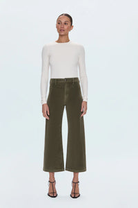 Penny Crop High Rise Wide Leg - Sequoia