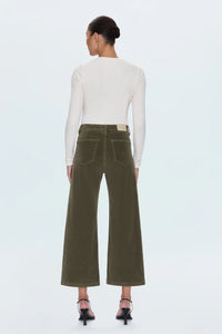 Penny Crop High Rise Wide Leg - Sequoia