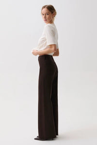 Penny High Rise Wide Leg - Mocha