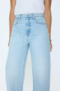 Wes High Rise Barrel Jeans - Waves