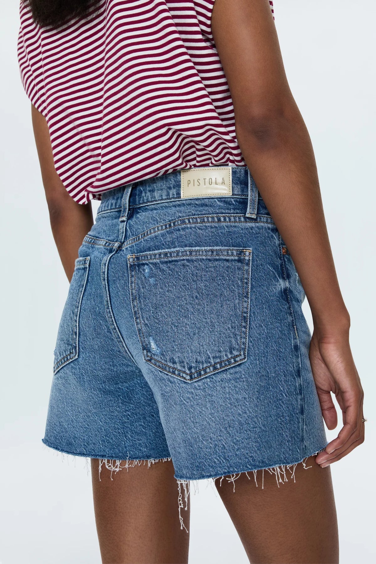 Kennedy Relaxed Mid Rise Cut Off Short - Central Vintage