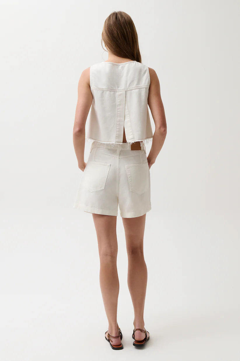 Kimora High Rise Short - Egret
