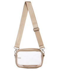 Clear Crossbody Bag - assorted colors