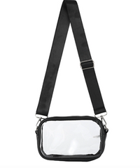 Clear Crossbody Bag - assorted colors