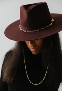 Raine Wide Brim Fedora