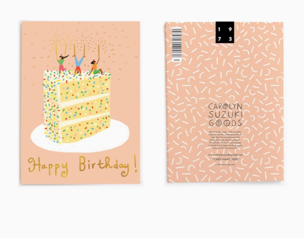 Confetti Cake - Birthday Card