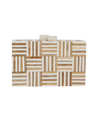 Clara Woven Clutch