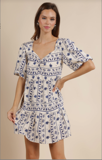 Great Spring Tie Back Dress