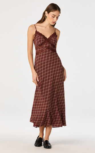 Carin Plaid Dress