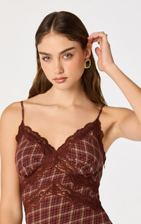 Carin Plaid Dress