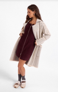 Marceau Houndstooth Coat
