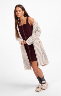 Marceau Houndstooth Coat