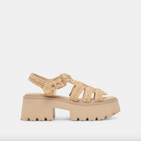 Latice Sandals Lt Natural Knit
