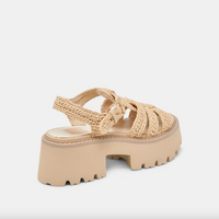 Latice Sandals Lt Natural Knit