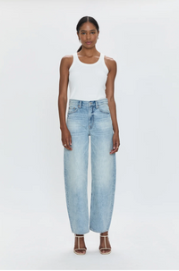 Wes High Rise Barrel Jean - Clever