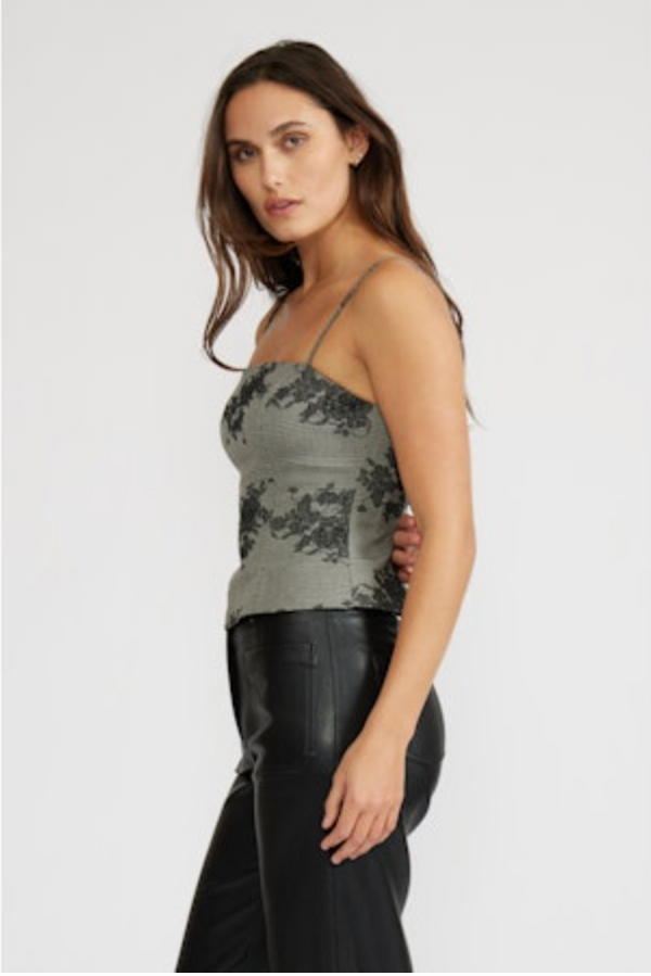 Heather Embroidered Top