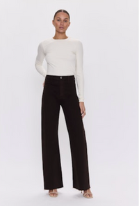 Penny High Rise Wide Leg - MOCHA