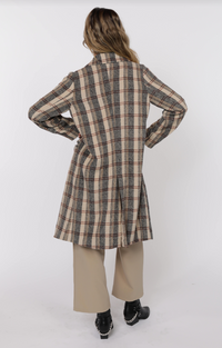 Steady Plaid Coat