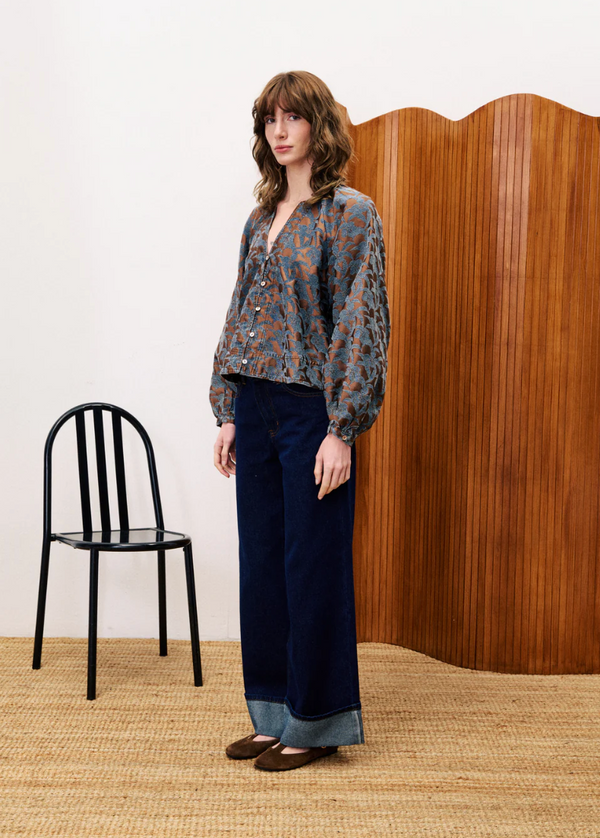 Bolodo Ice Brown Blouse