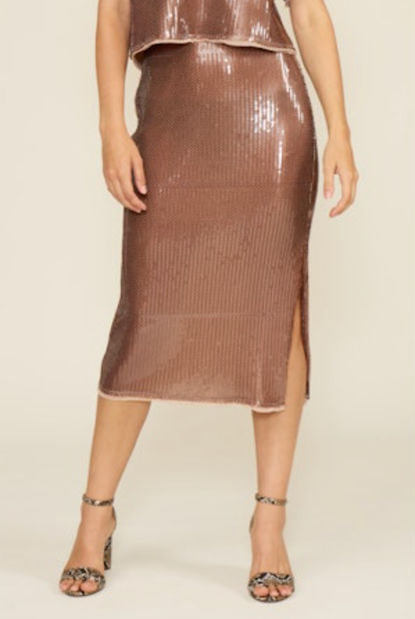 Cherry Sequined Skirt
