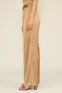 Robbie Textured Satin Pants