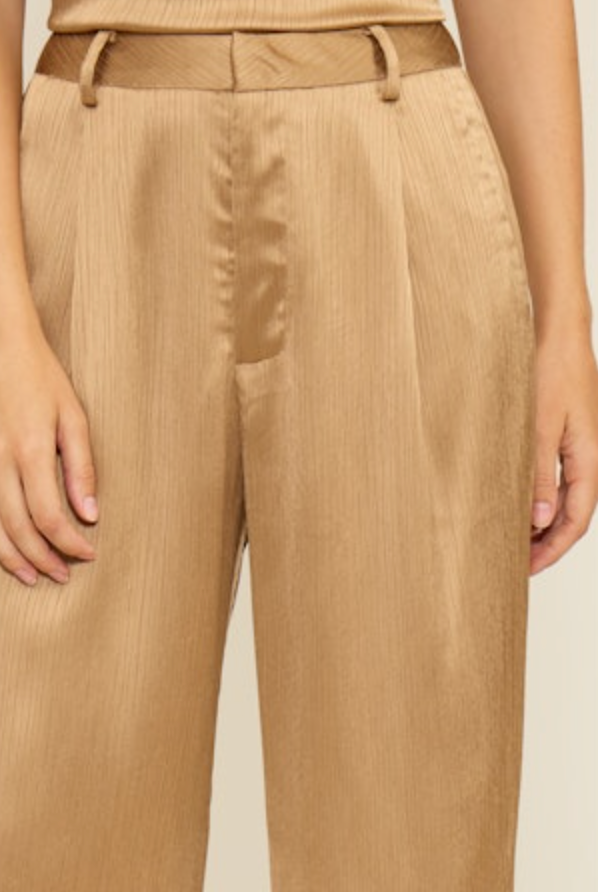 Robbie Textured Satin Pants