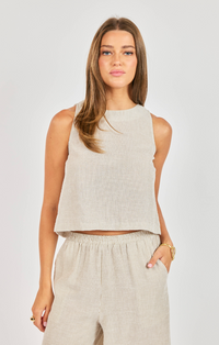 Garden Sun Button Tank