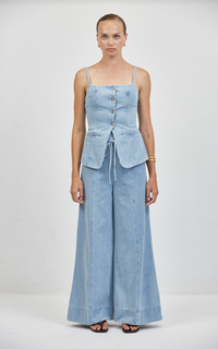 Sainte Button-Front Top