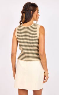 Mona Stripe Sweater Tank