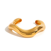 The Wave Cuff - Assorted Metals