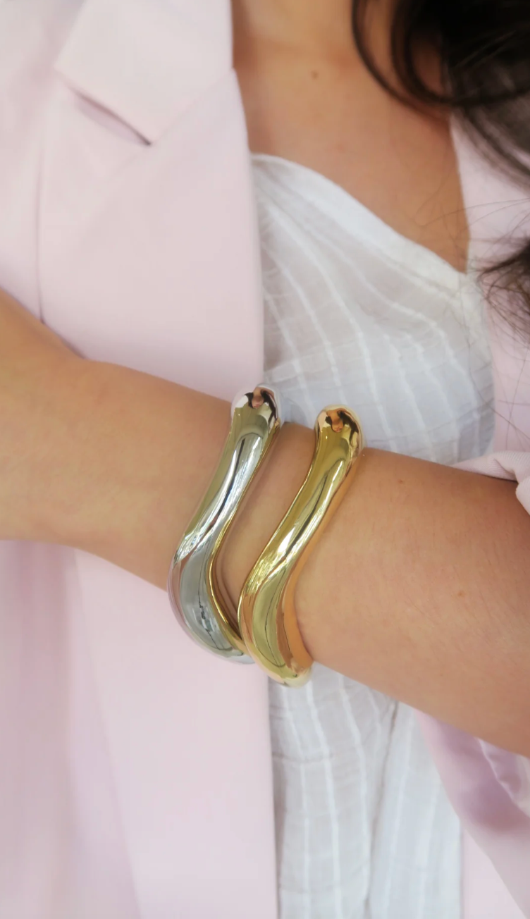 The Wave Cuff - Assorted Metals