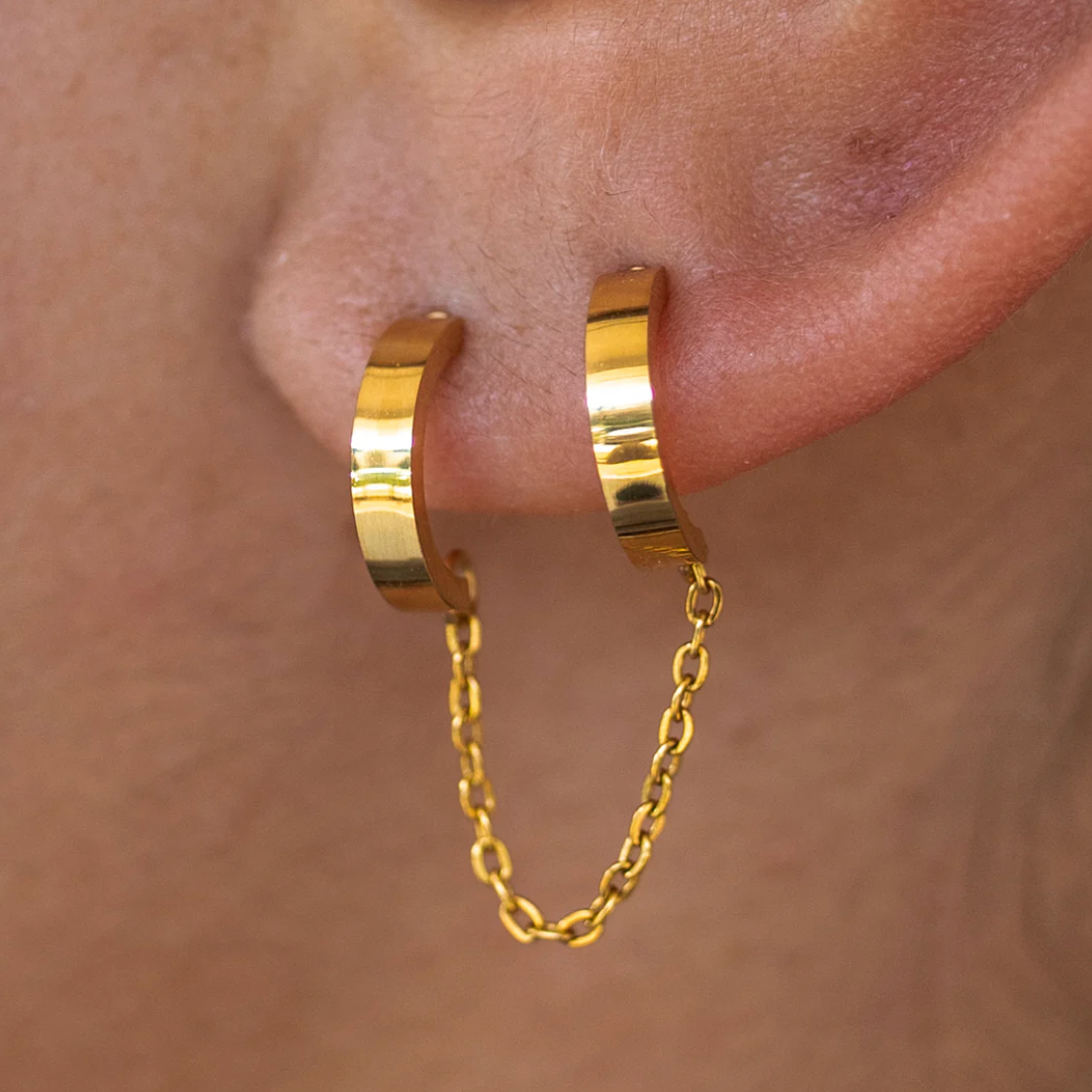 Sienna Hoops Gold