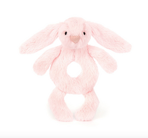 Bashful Bunny Ring Rattle - Assorted Colors