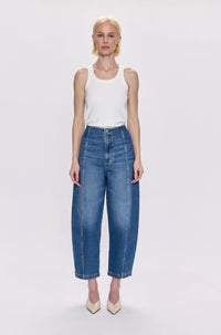 Blair High Rise Seamed Barrel - Soho