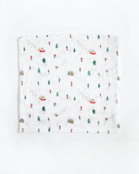 Cotton Muslin Swaddle 2 Pack Set - Christmas Powder Party
