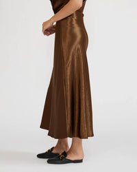 Barbara Satin Skirt