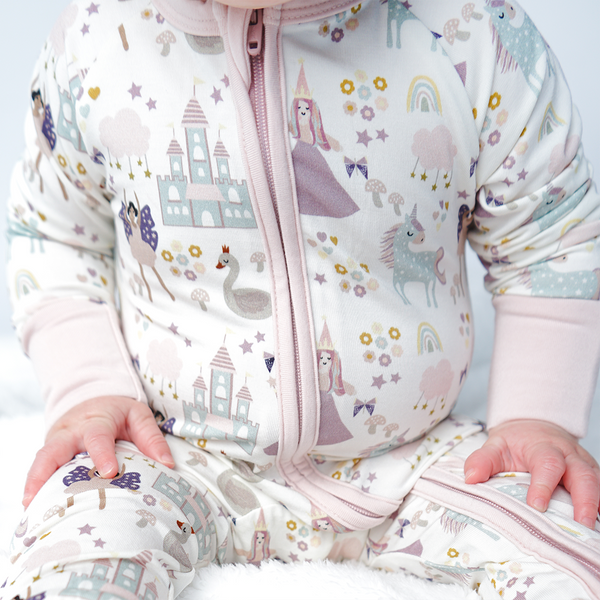 Once Upon a Time Fairytale Bamboo Convertible Baby Pajama
