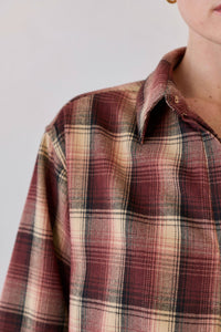 Tory Plaid Bubble Hem Shirt