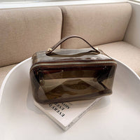 SIMPLE TRANSPARENT COSMETIC BAG