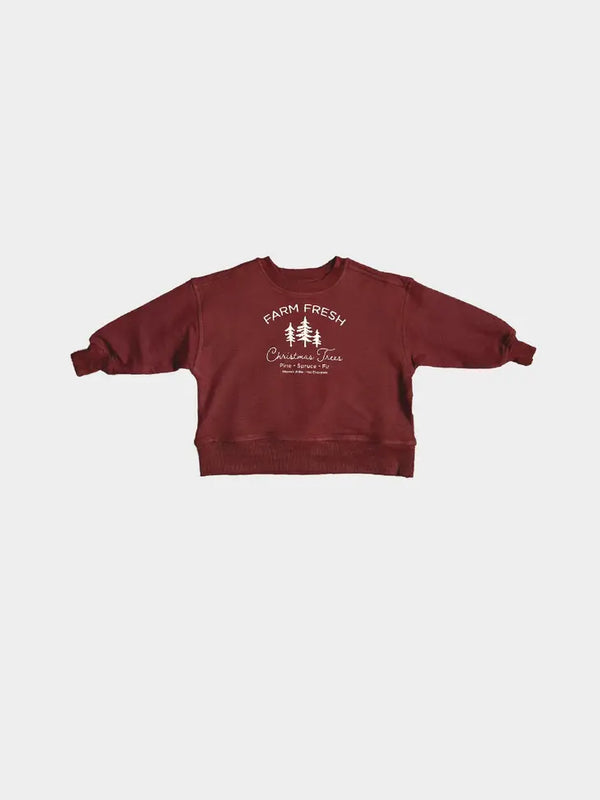 Christmas Tree Boxy Sweatshirt