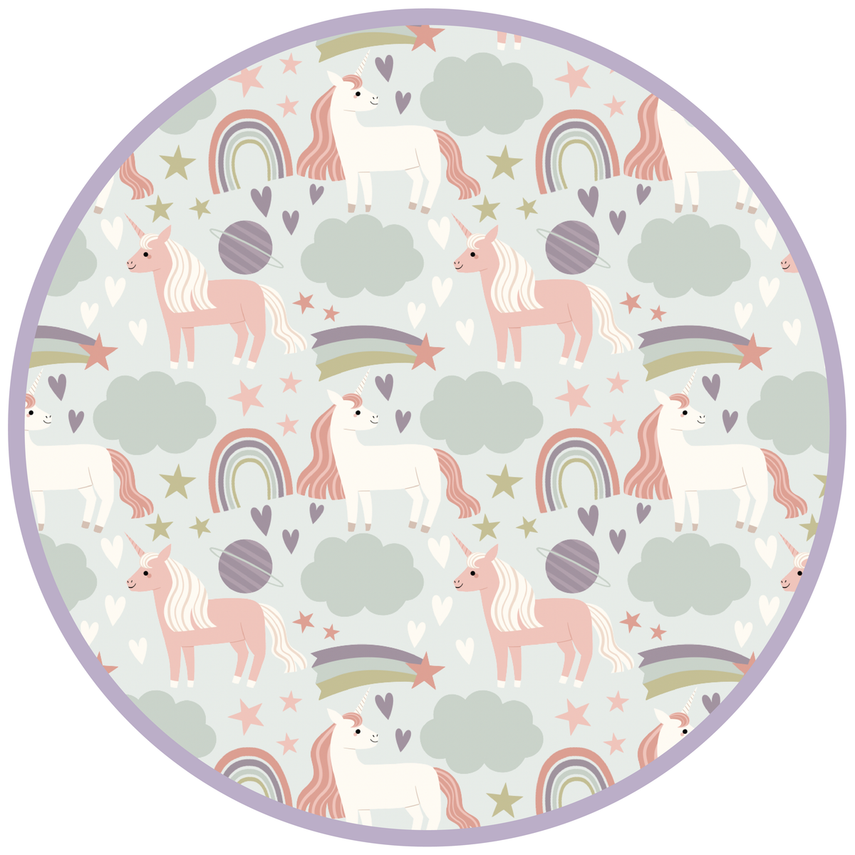Magical Unicorns Bamboo Convertible Baby Pajamas