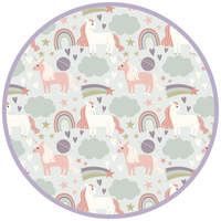 Magical Unicorns Bamboo Convertible Baby Pajamas