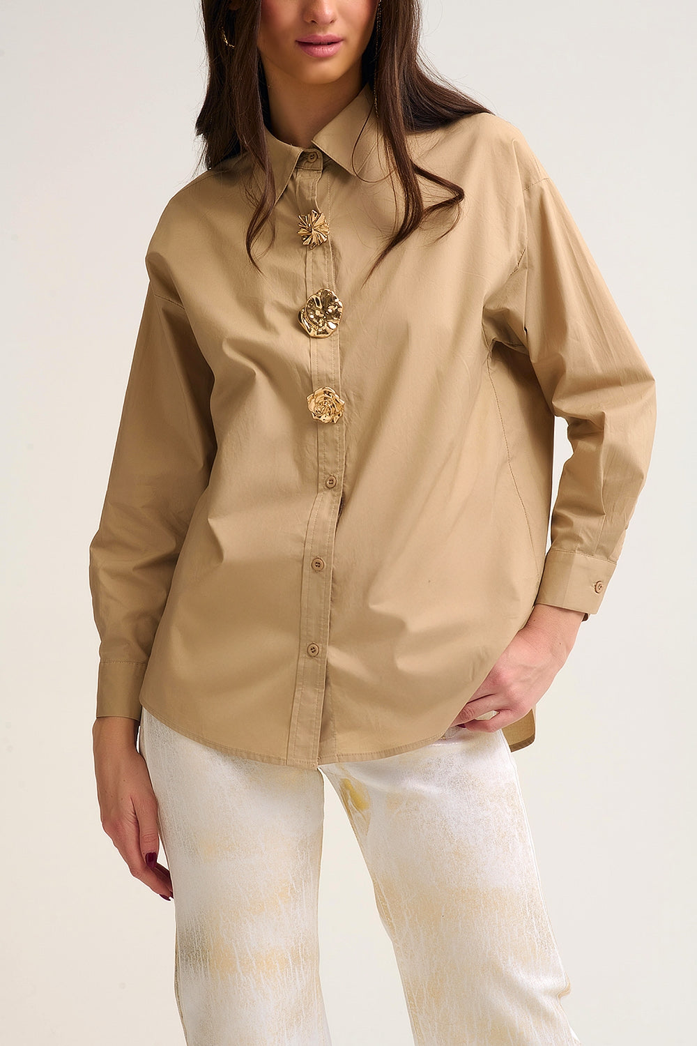 Giovanni Button Up Top
