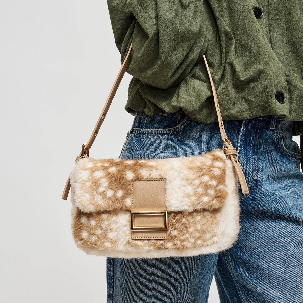 Beverly - Faux Fur Crossbody