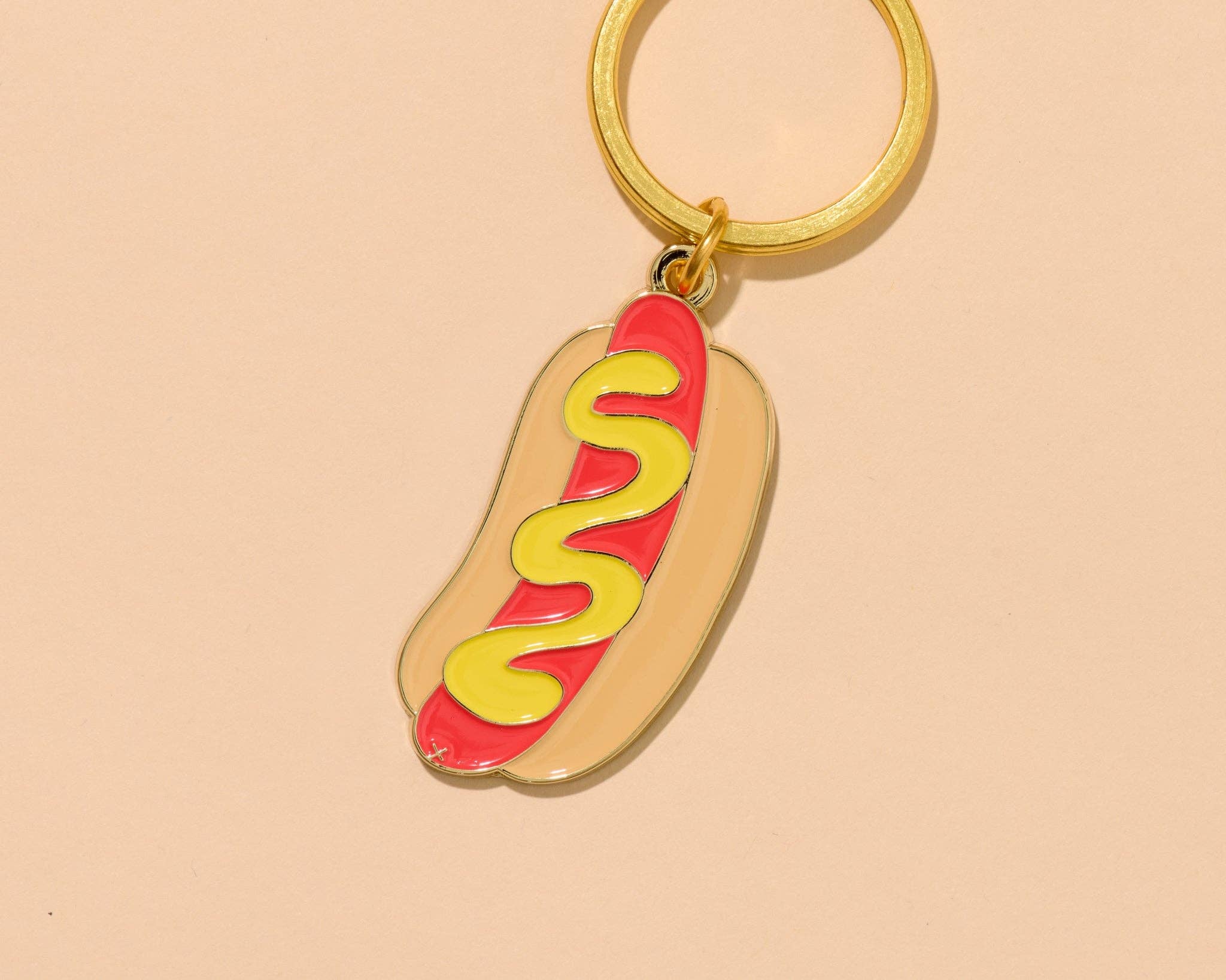 Hot Dog Enamel Keychain / Bag Charm – ABEDNEGO