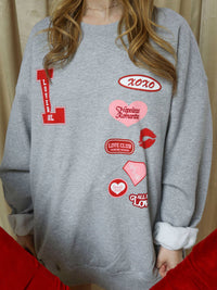 Lover Girl Patch Sweatshirt