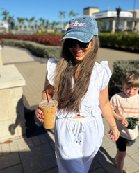 Mother Embroidered Dad Hat - Washed Denim