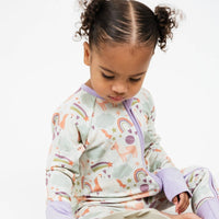Magical Unicorns Bamboo Convertible Baby Pajamas